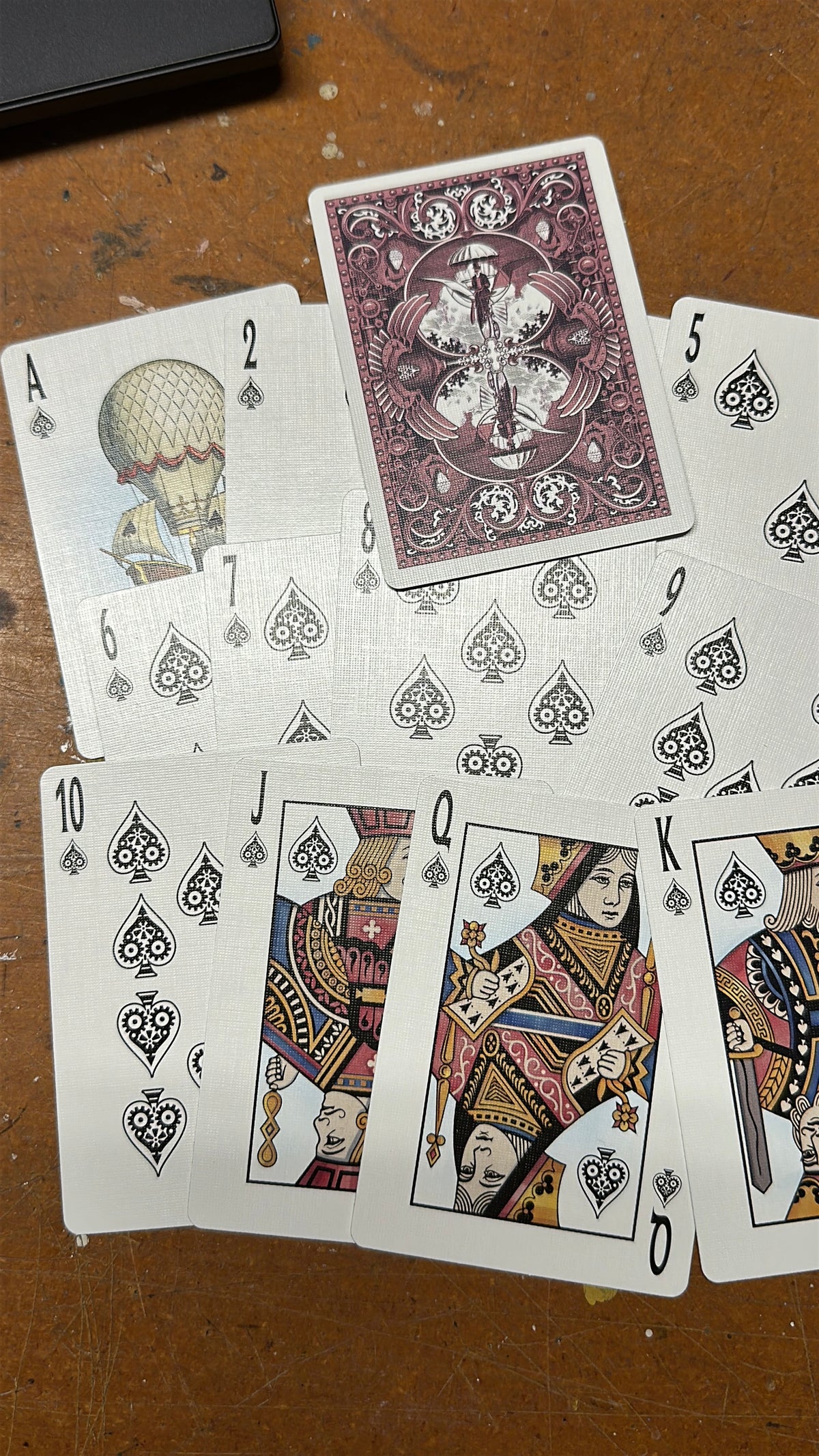 Flying Machines playing cards