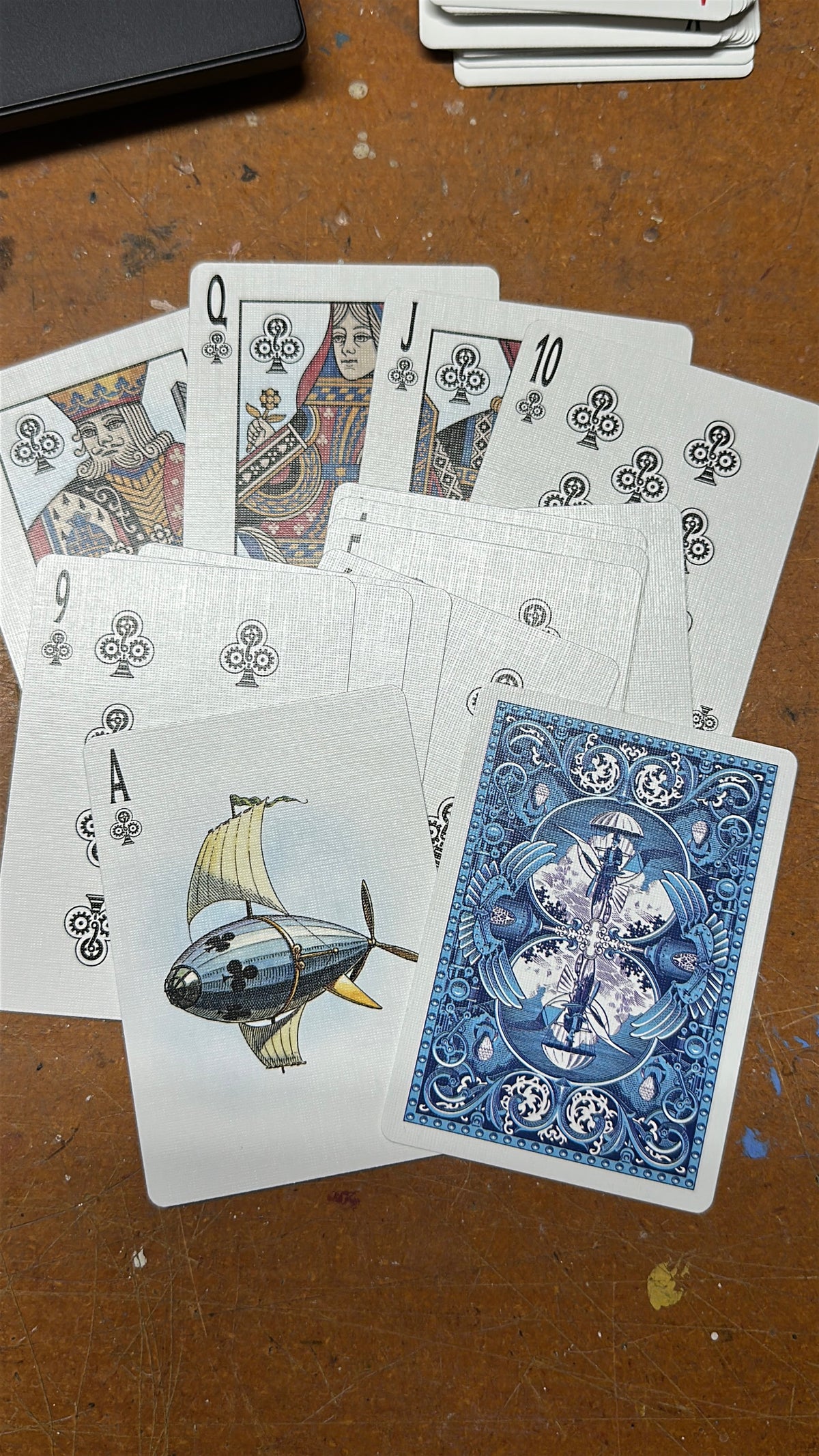 Flying Machines playing cards