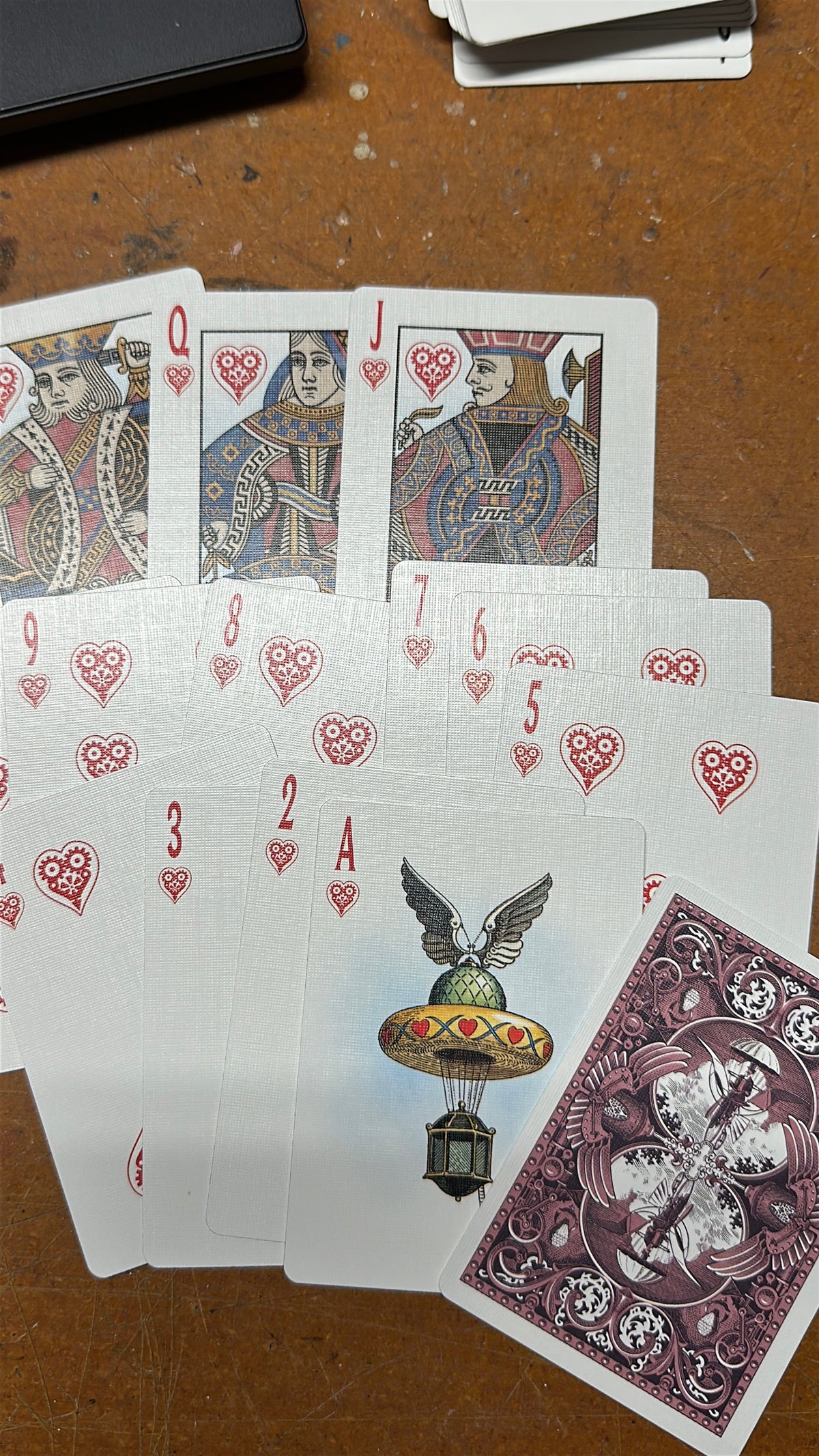 Flying Machines playing cards