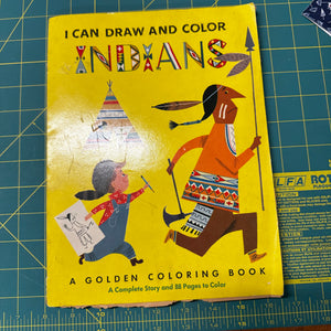I Can Draw and Color Indians - A Golden Coloring Book