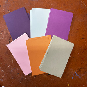 Cardstock Paper Packs - Coordinated Sets - 3 9/16" x 5 9/16"