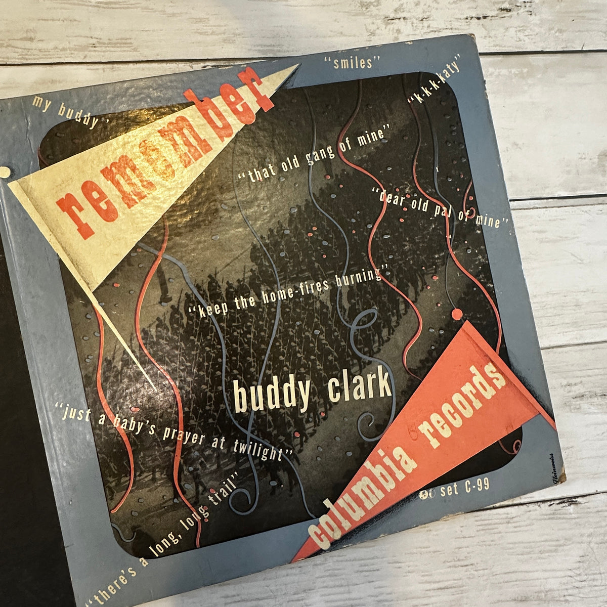 Remember Columbia Record - record album storage book