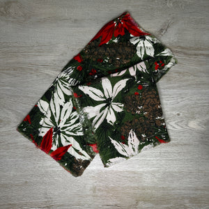 Poinsettia napkins