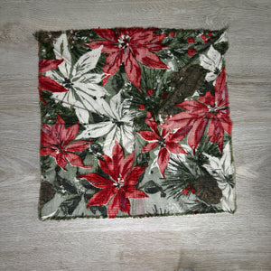 Poinsettia napkins