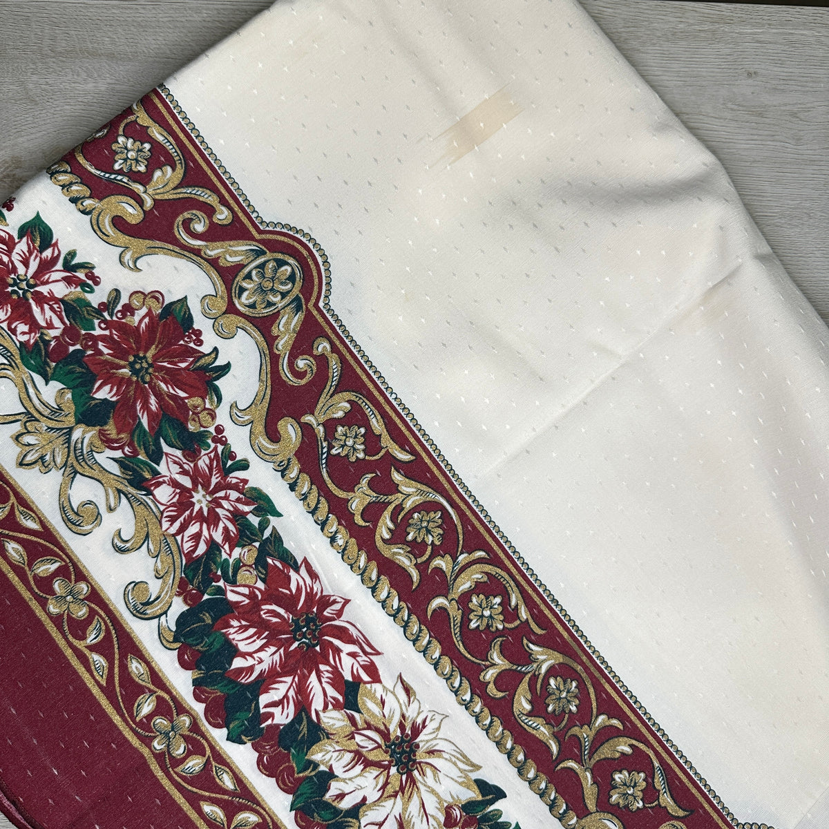 Poinsettia tablecloth - rectangle