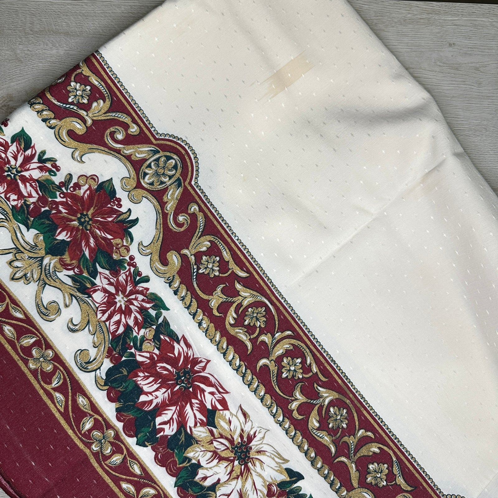 Poinsettia tablecloth - rectangle