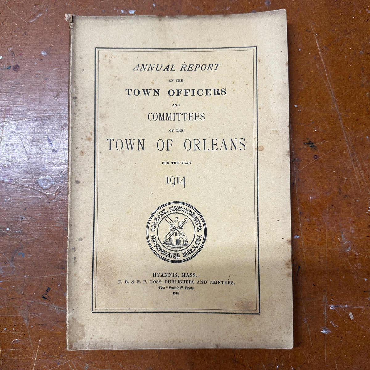 Town of Orleans MA annual reports