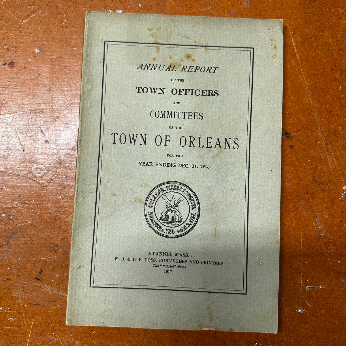 Town of Orleans MA annual reports