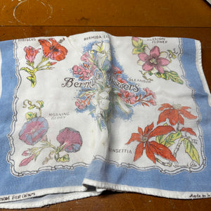 Bermuda Flowers fabric/flour sack towel