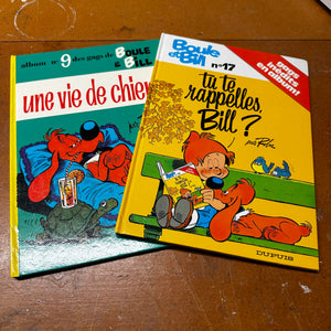 Boule et Bill books - in French