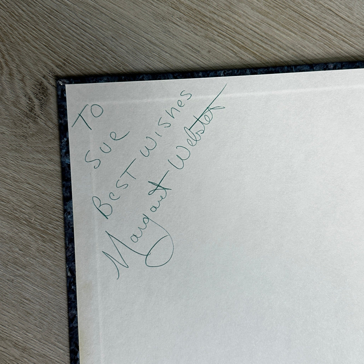 A Funny Thing Happened on the Way to the Cemetery - signed by author