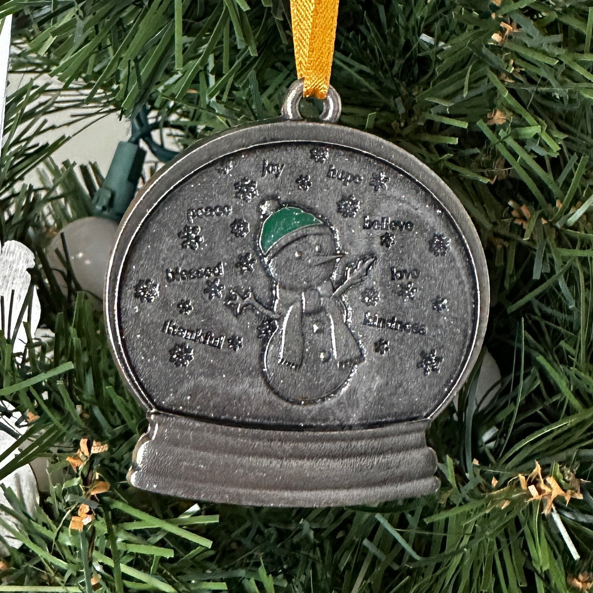 Snowing Positivity - Clarence 2025 Snowman ornament