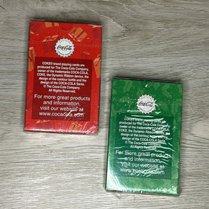 Santa Coca-Cola playing cards