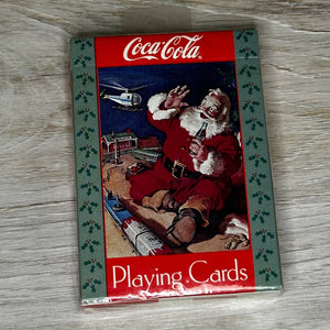 Santa Coca-Cola playing cards