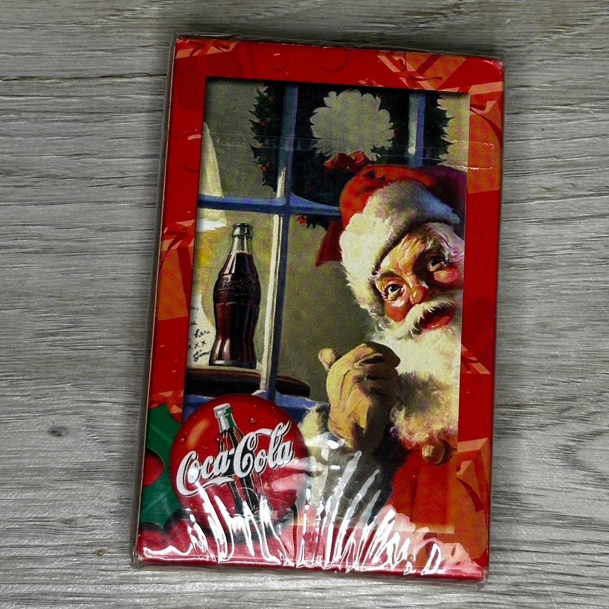 Santa Coca-Cola playing cards