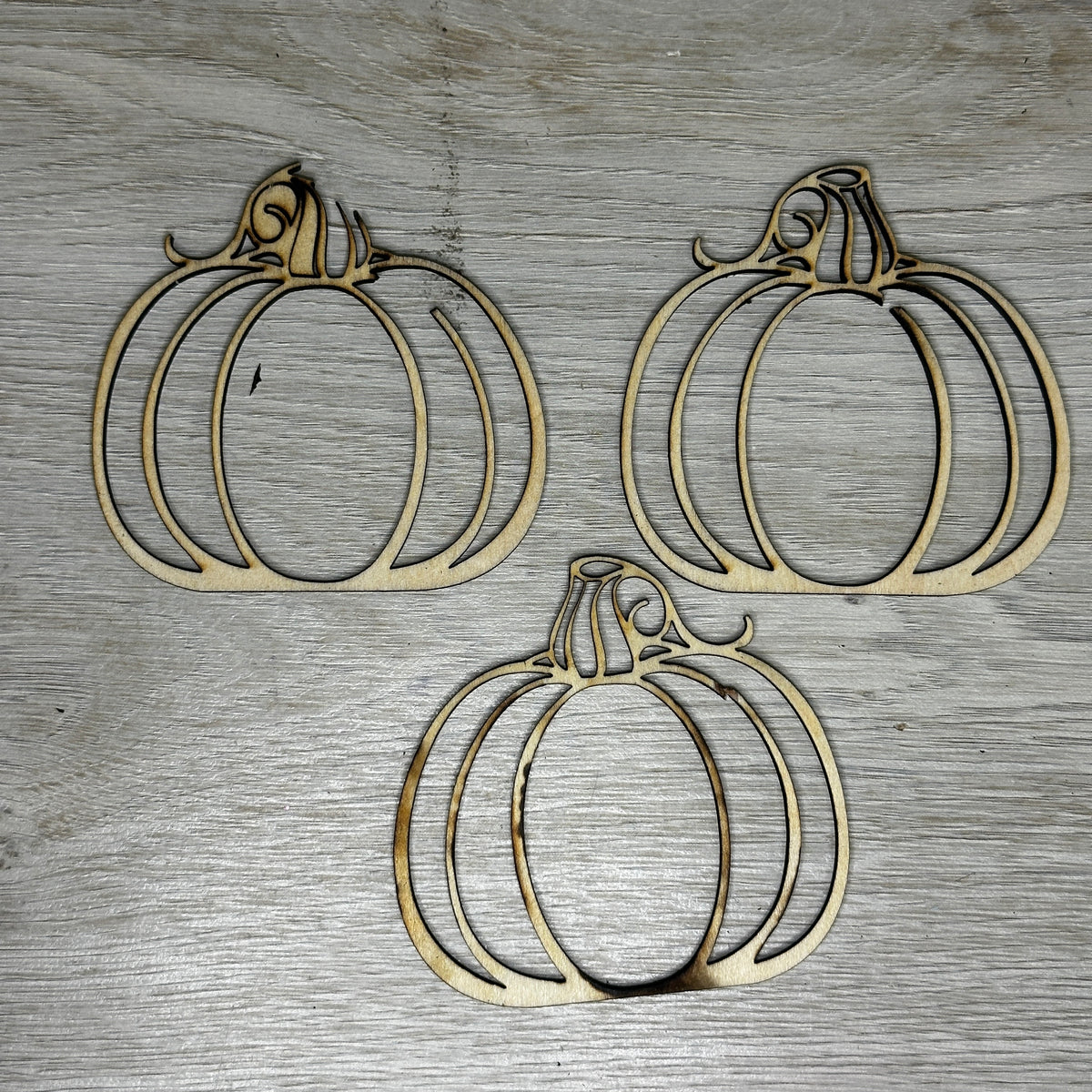 Wooden pumpkins - 3 pk - LTP