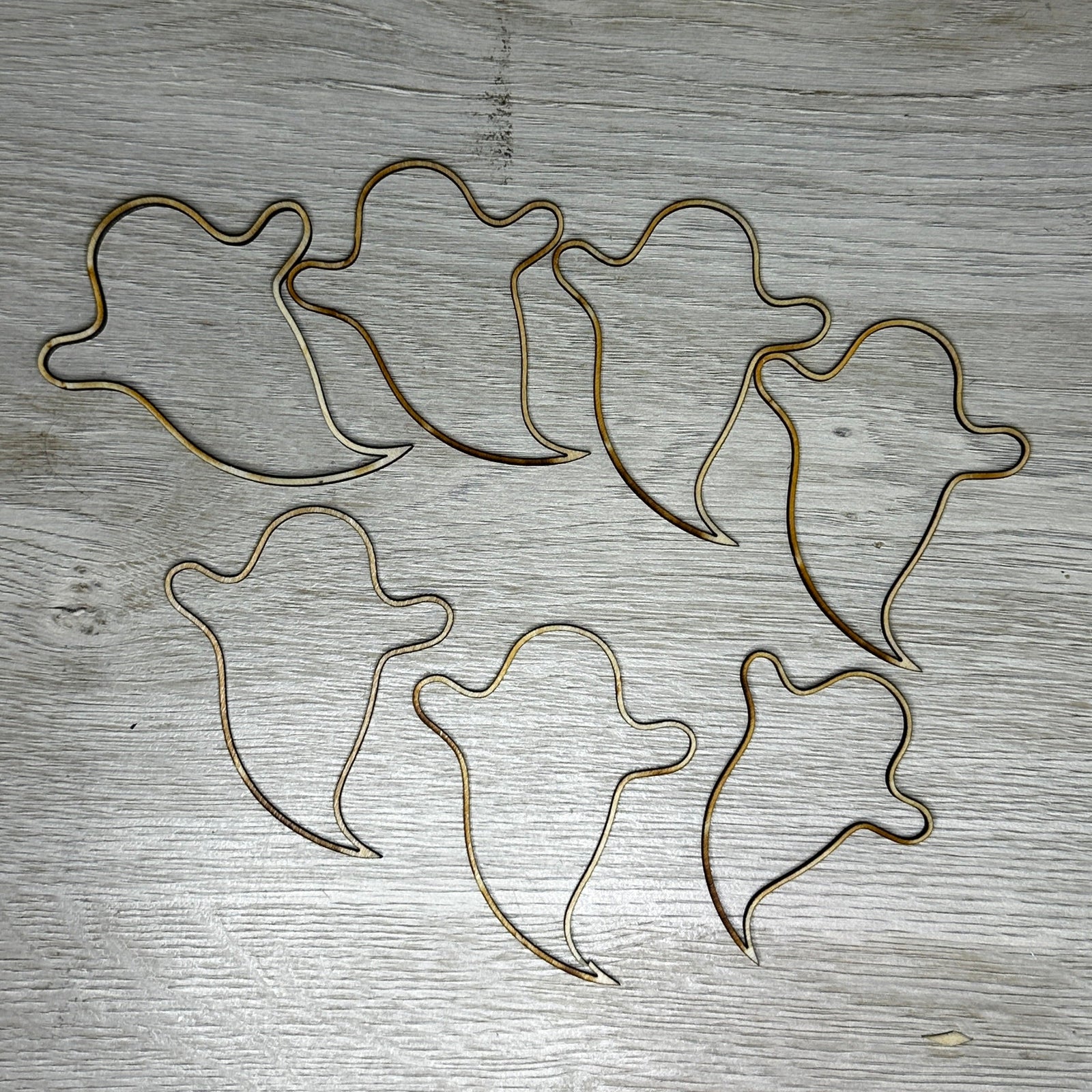 Wooden ghosts - 7 pk - LTP