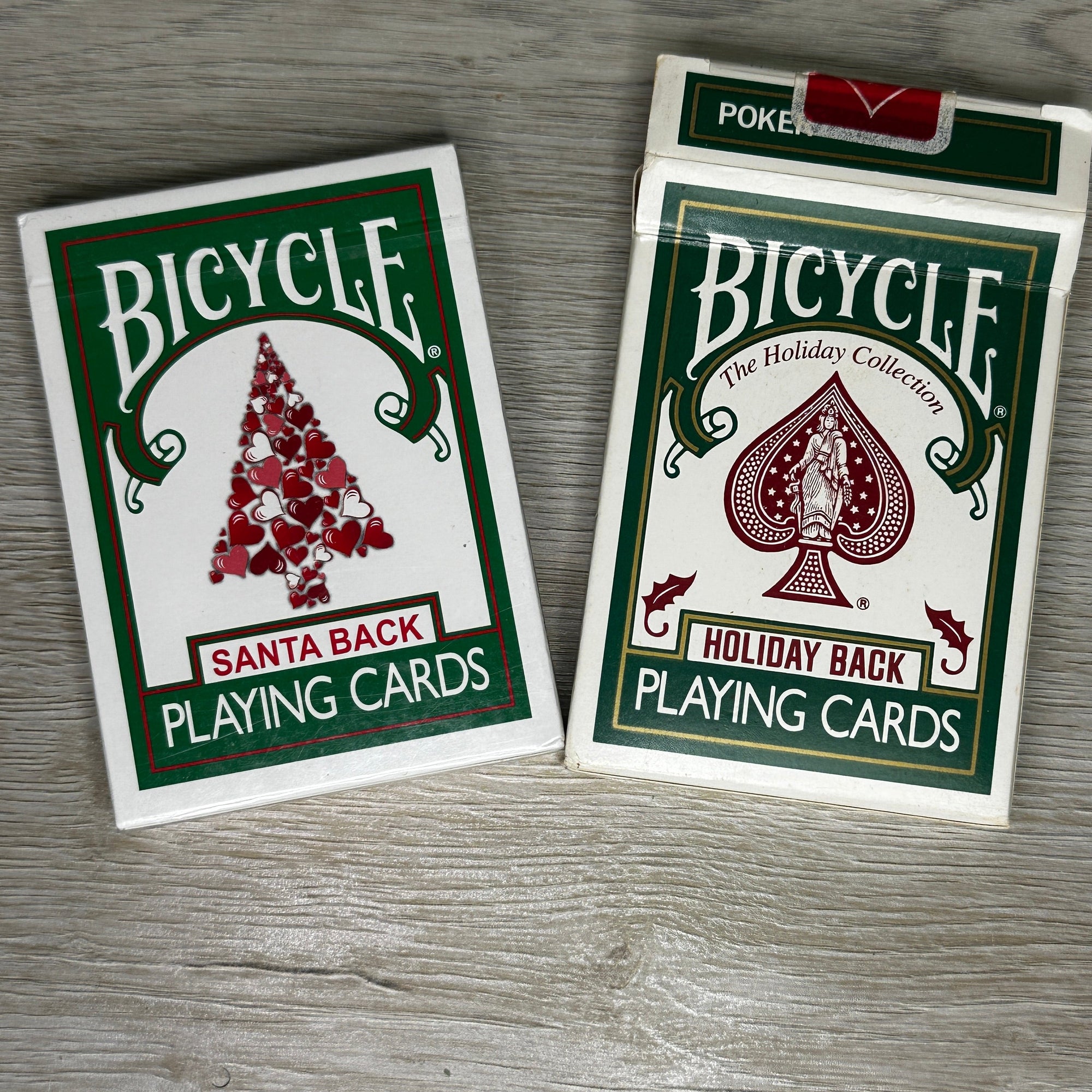 Holiday playing cards