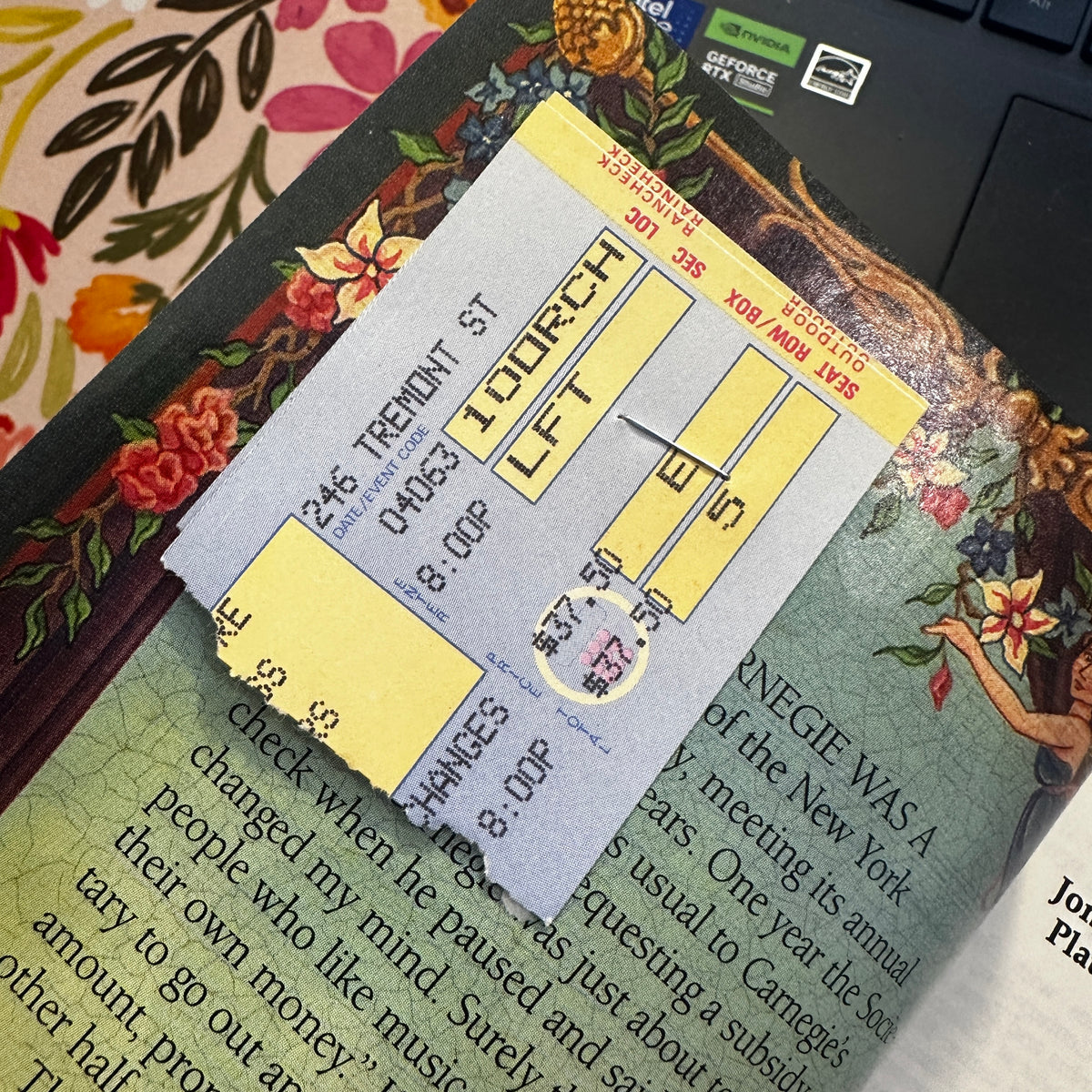 Playbills - with 2 ticket stubs