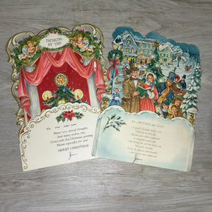 Pop-Up Christmas cards - used