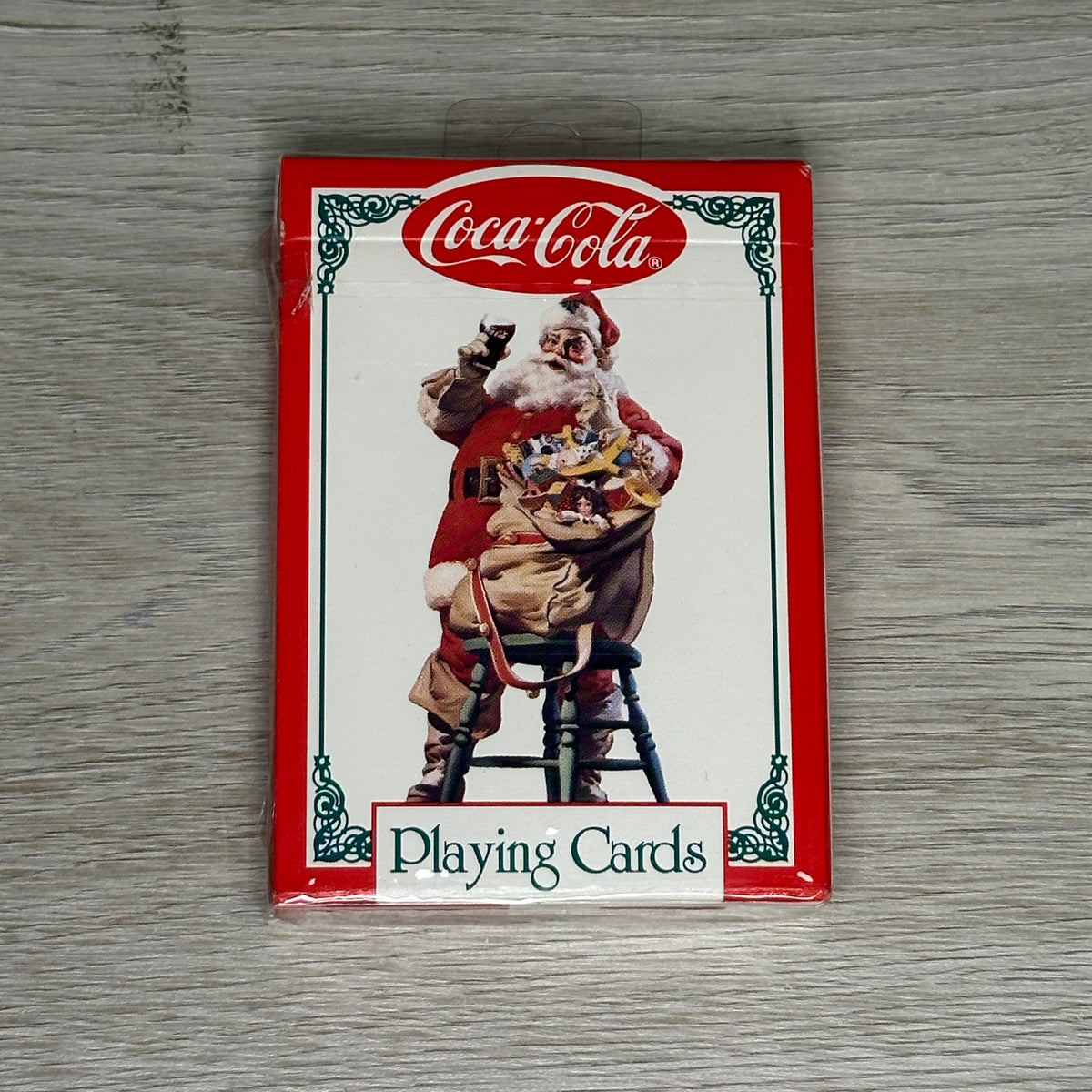 Santa Coca-Cola playing cards