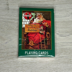 Santa Coca-Cola playing cards
