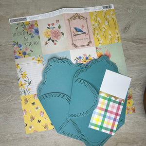 Spring Junk Journal Scrapbook kit - April 2025