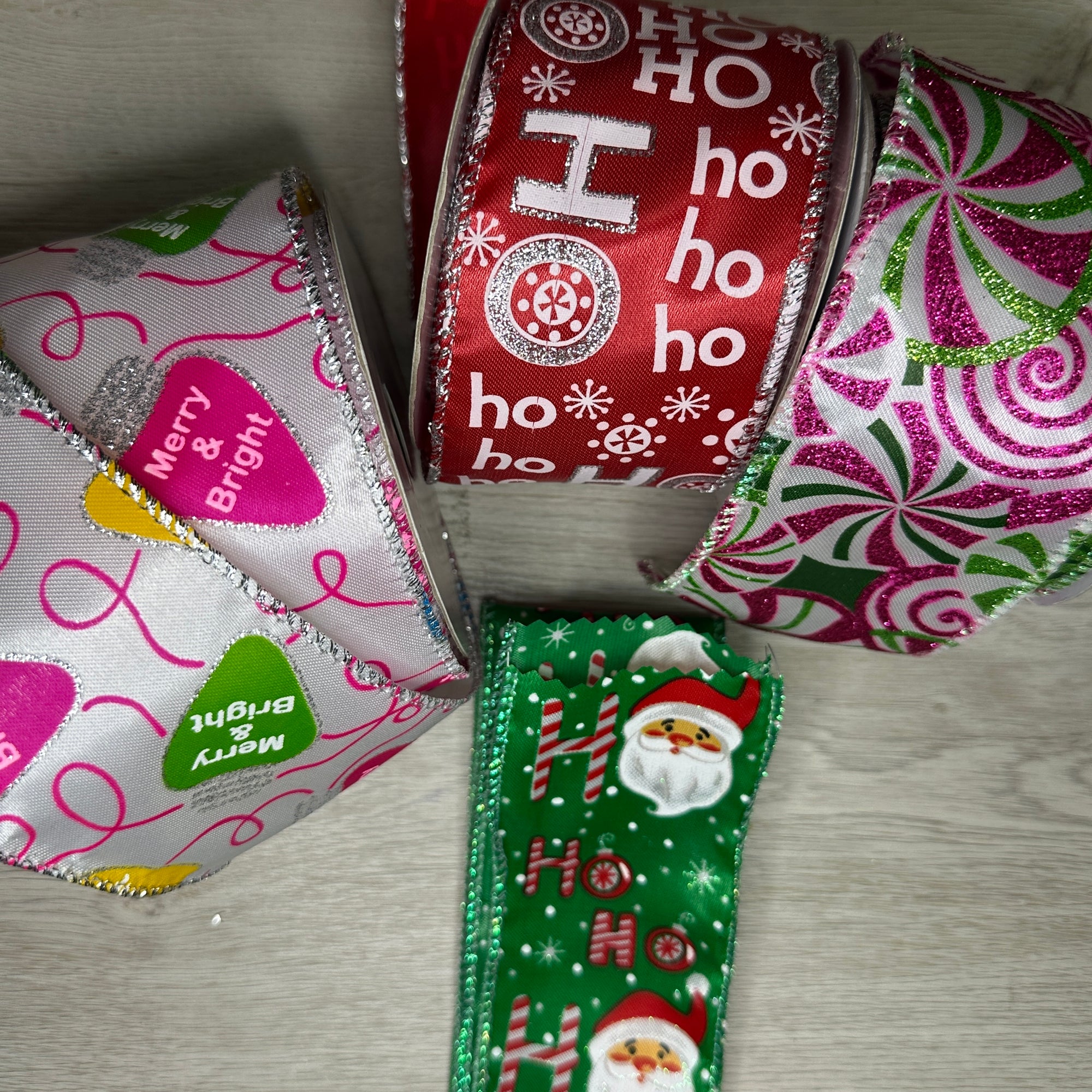 Christmas Holiday ribbon - by the yard or spool