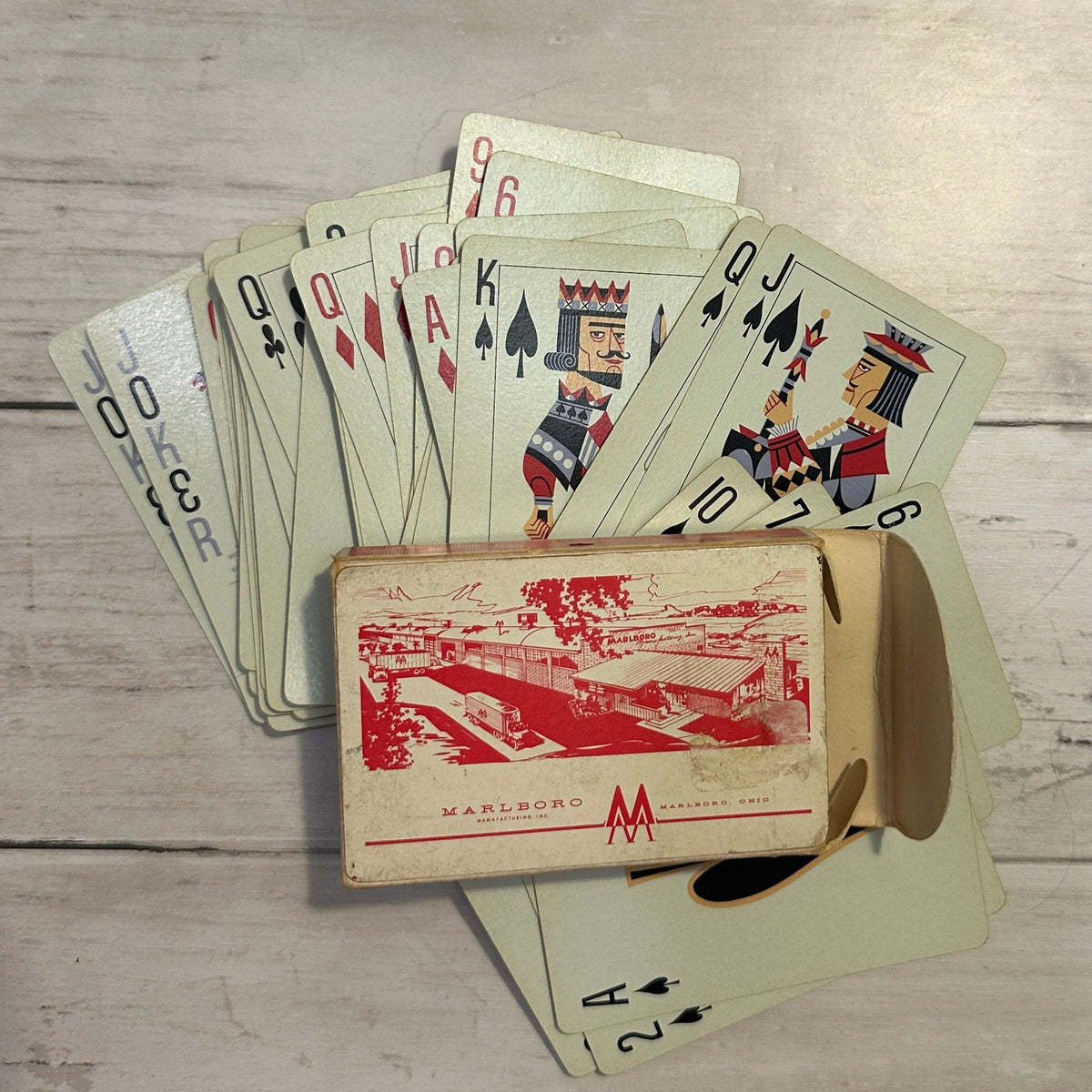 Cigarette playing cards