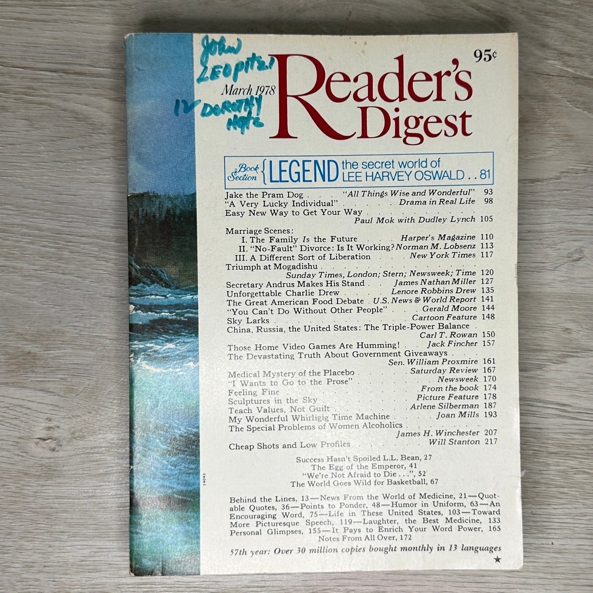 Reader's Digest magazines