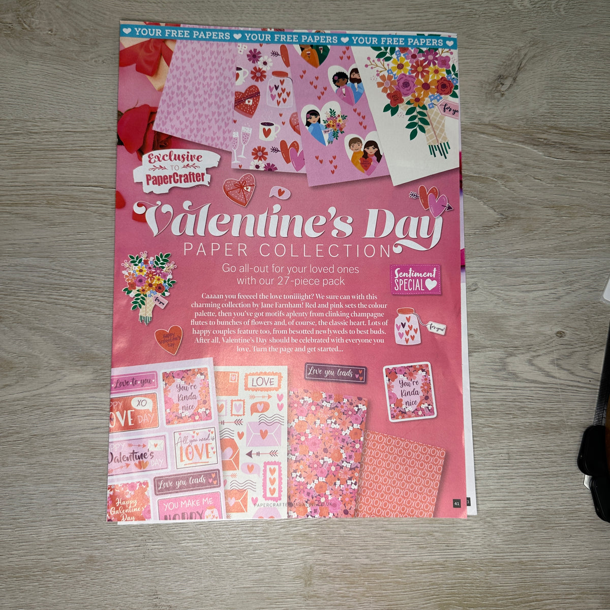 Craft Magazine paper collections