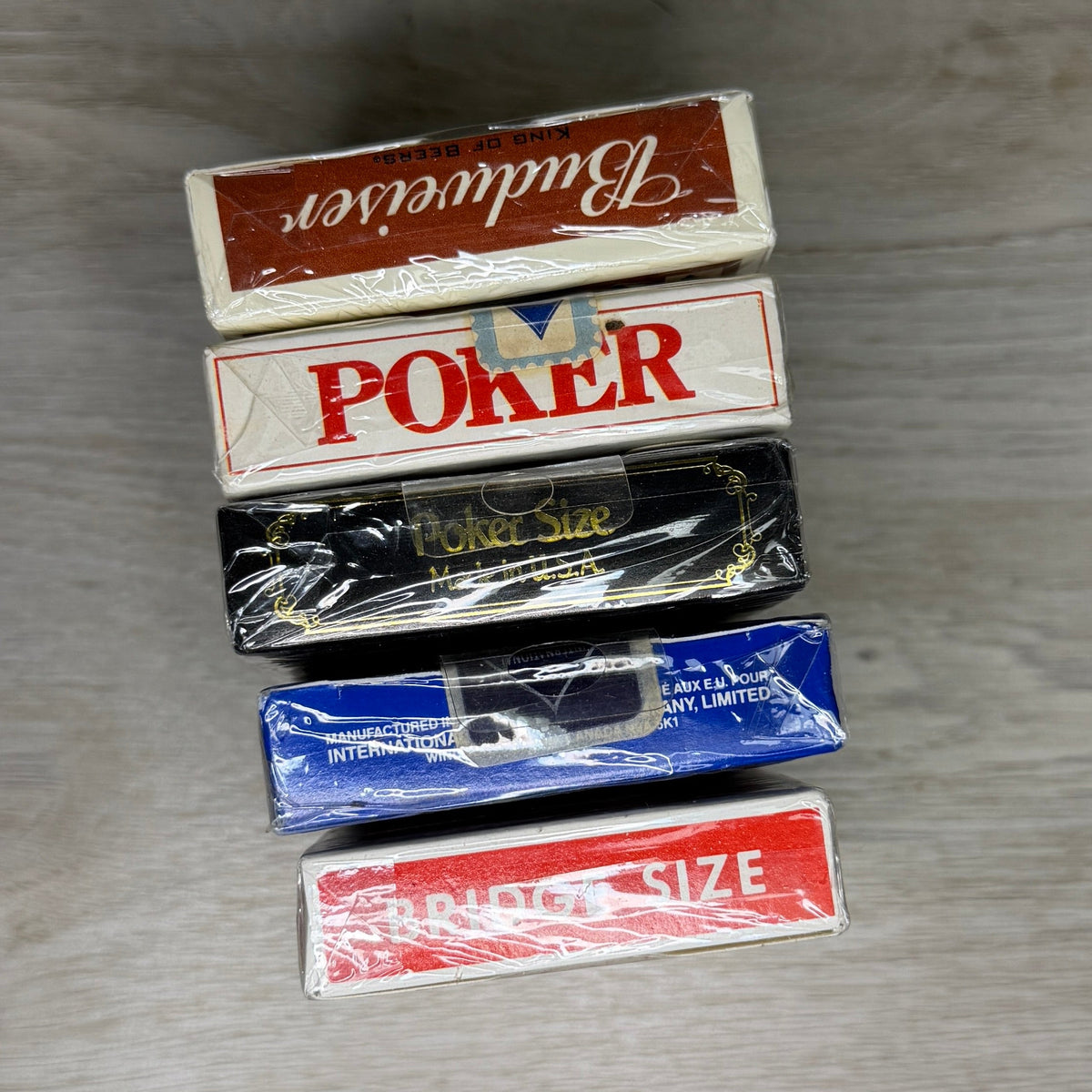 Beverage playing cards