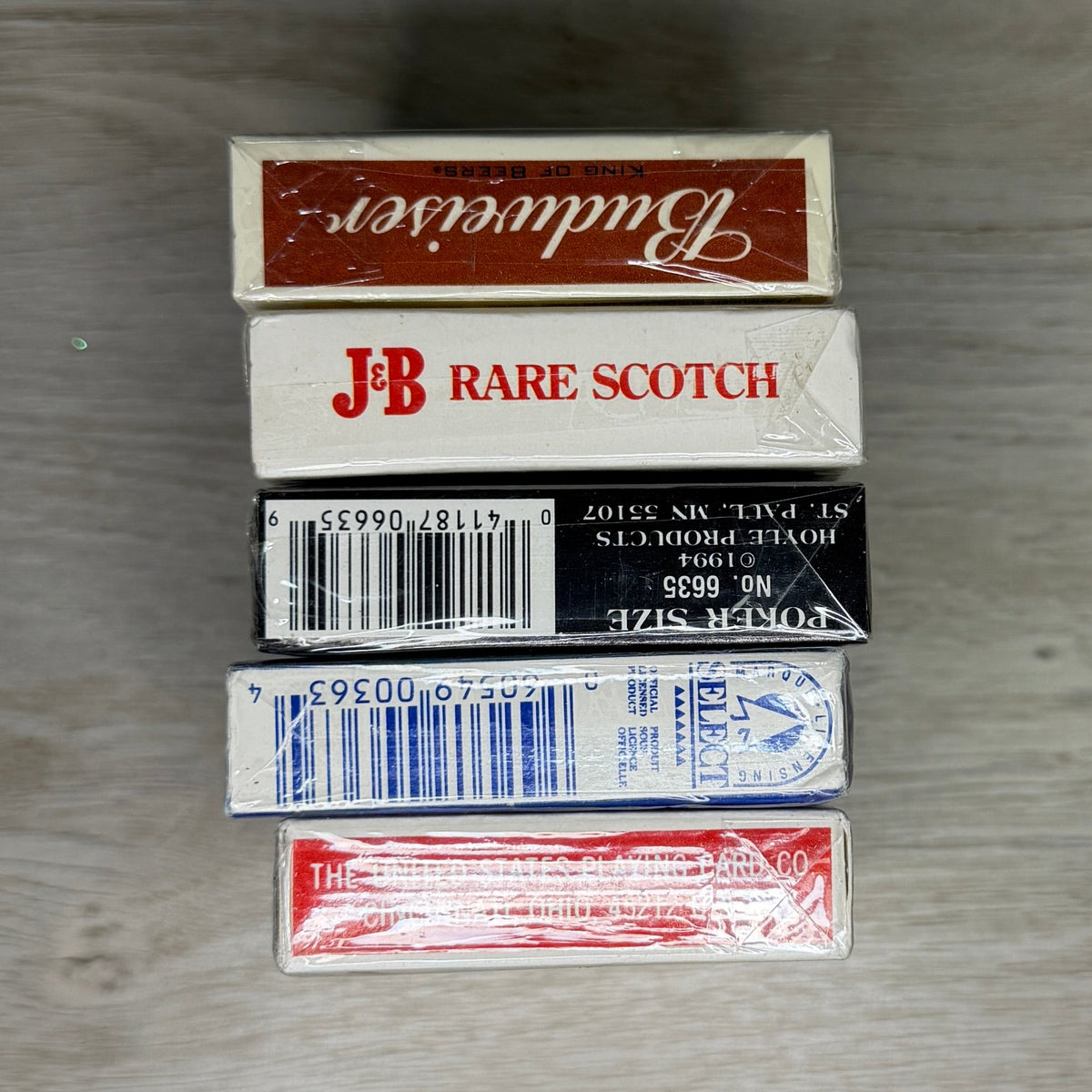 Beverage playing cards