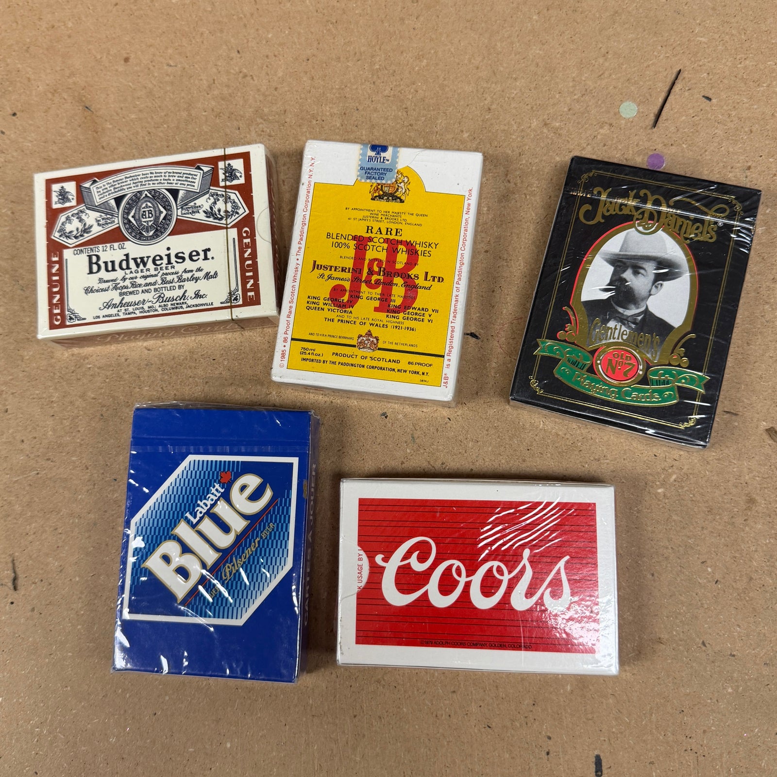 Beverage playing cards