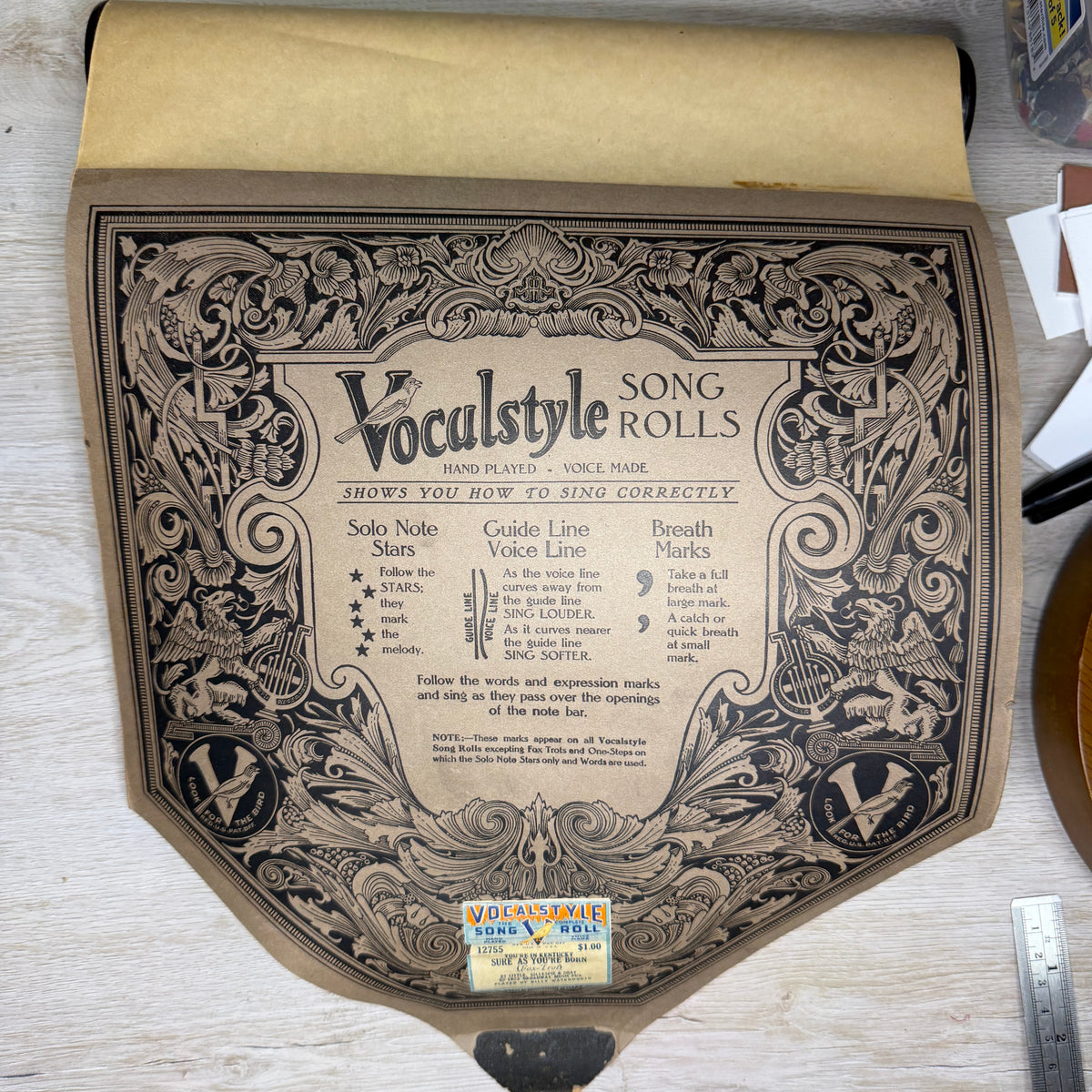 Fancy Player Piano rolls