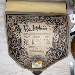 Fancy Player Piano rolls