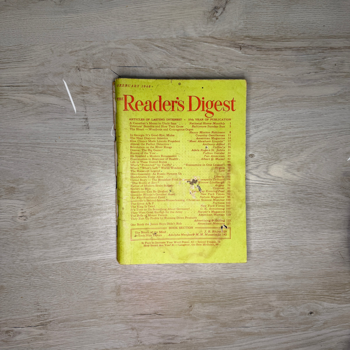 Reader's Digest magazines - 1940s