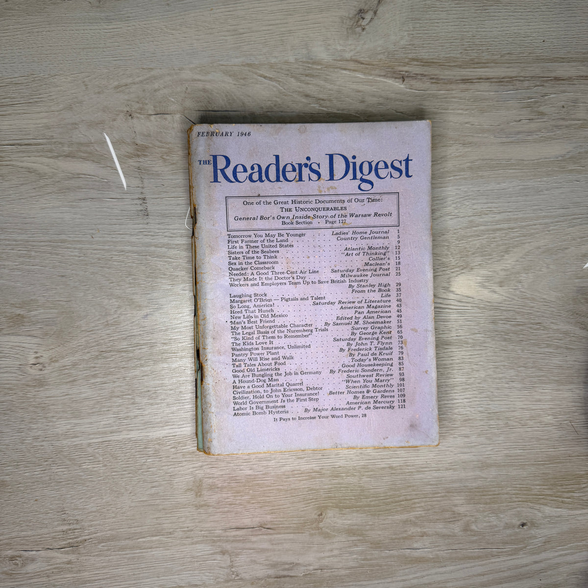 Reader's Digest magazines - 1940s