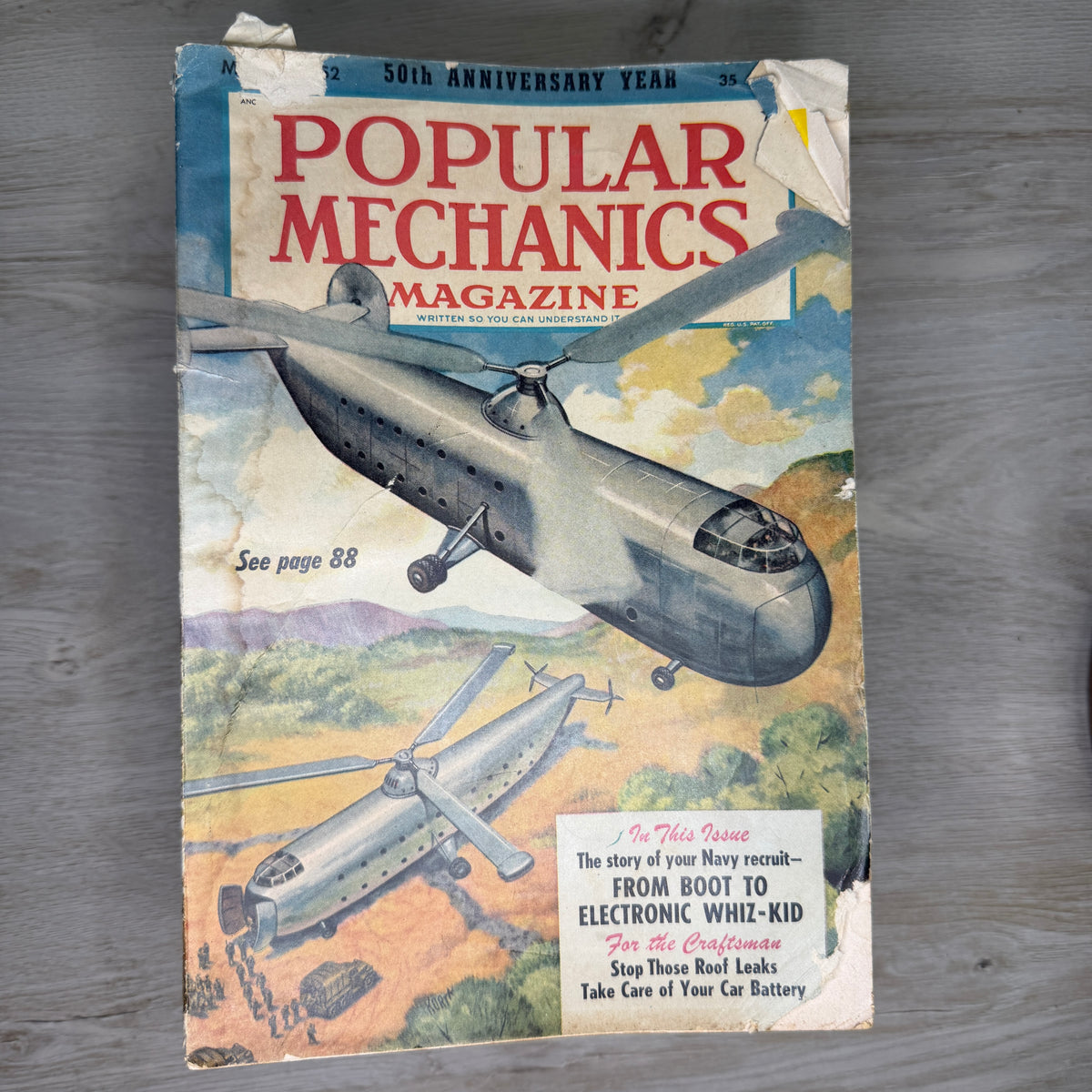 Popular Mechanics magazines - 1950s