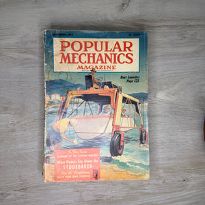 Popular Mechanics magazines - 1950s