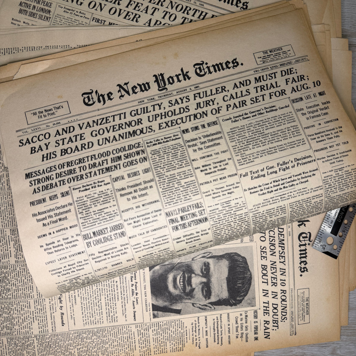 New York Times front cover bundles (6 decades)
