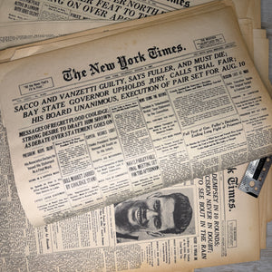 New York Times front cover bundles (6 decades)