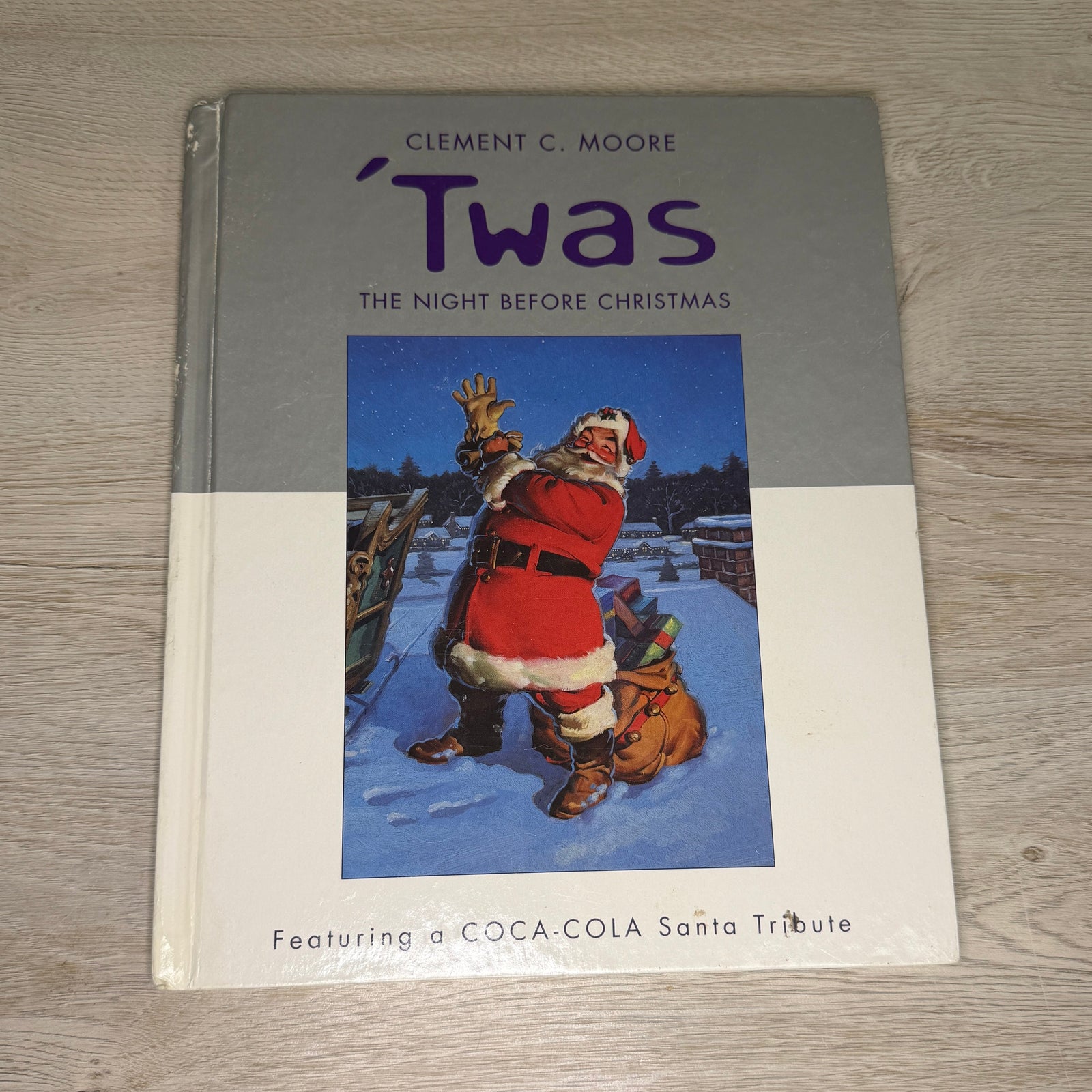 Twas the Night Before Christmas with Coca-Cola Santa