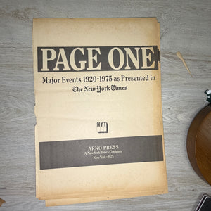 New York Times front cover bundles (not all decades)