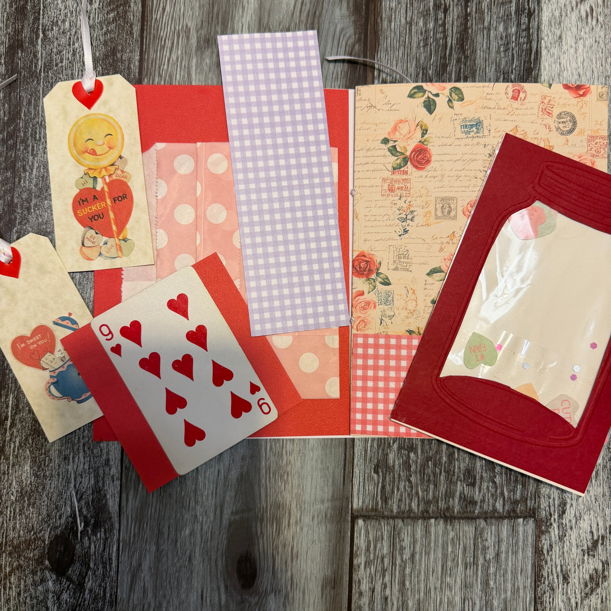Valentine's Day Mini Journal card kit - December 14th ONLY