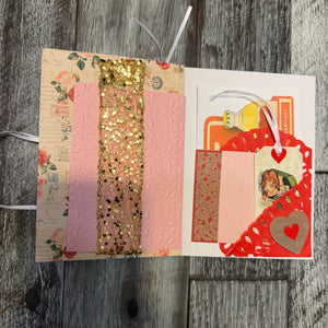 Valentine's Day Mini Journal card kit - December 14th ONLY