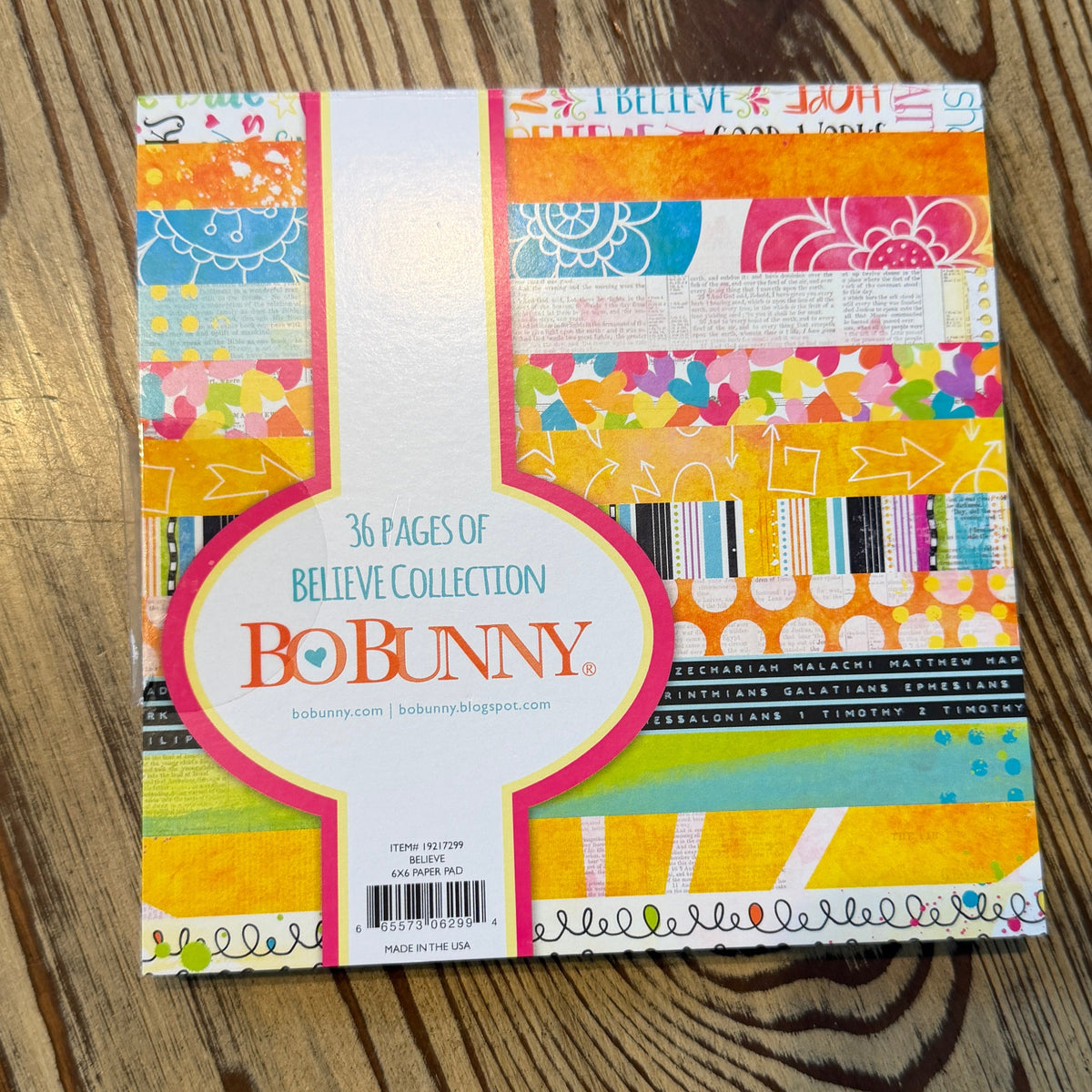 BoBunny Believe cardstock pack