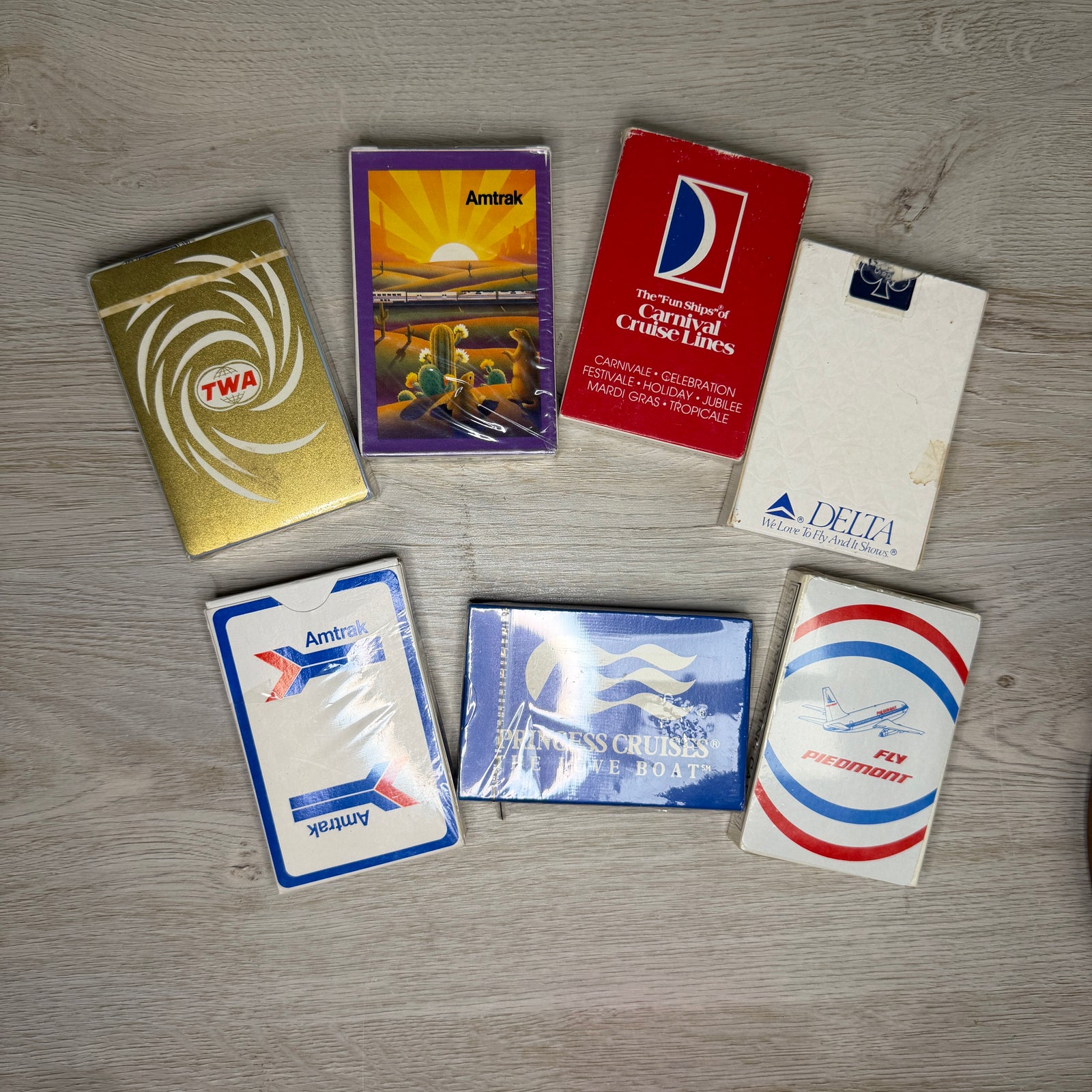 Travel playing cards
