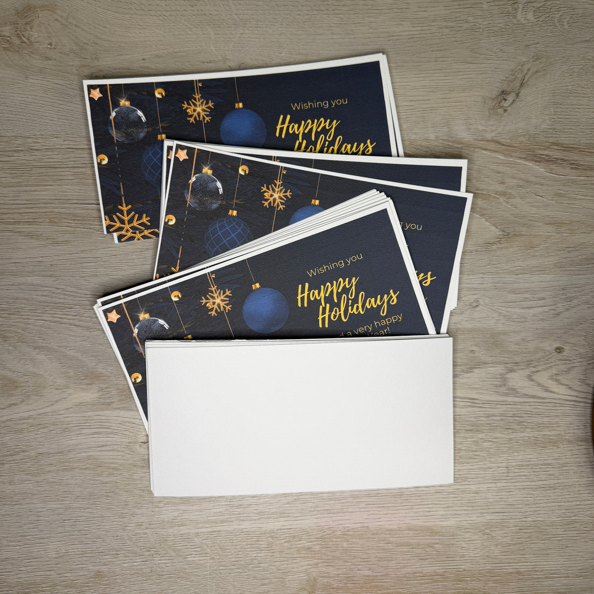 Happy Holidays & New Year cardstock packs