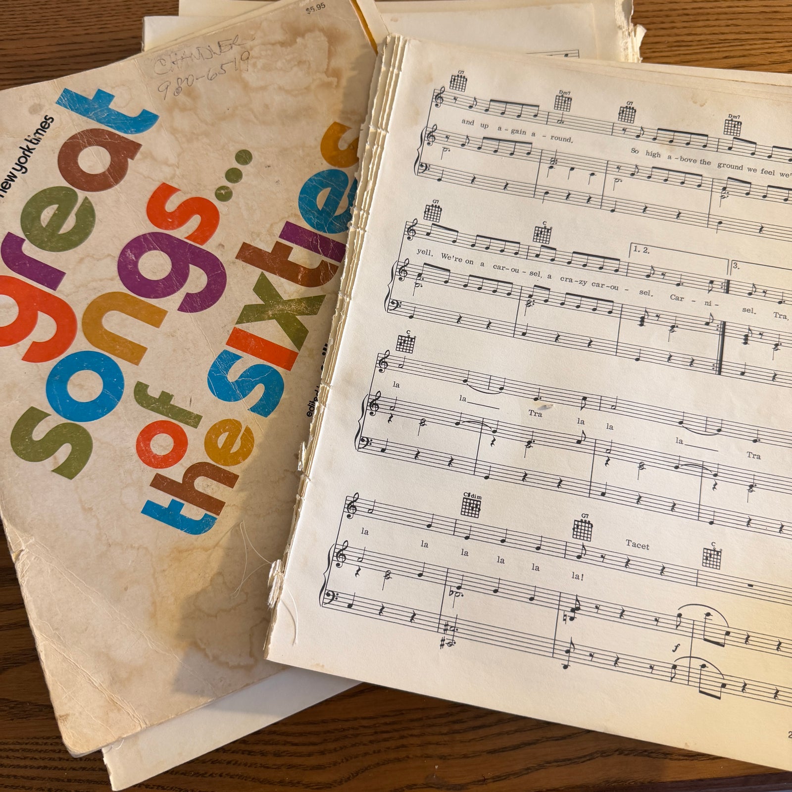 1960s sheet music - 12 pack